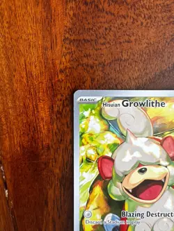 Pokemon TCG Hisuian Growlithe Illustration Rare Twilight Masquerade 181/167 NM - Image 5