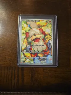 Pokemon TCG Hisuian Growlithe Twilight Masquerade IR 181/167 NM - Image 3