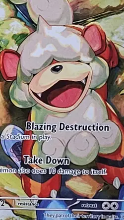 Hisuian Growlithe Pokemon Twilight Masquerade 181/167 Illustration Rare NM - Image 2
