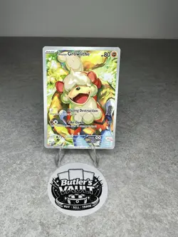 Hisuian Growlithe 181/167 - SV Twilight Masquerade Illustration - Pokemon TCG NM - Image 1