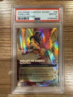 Ravensburger Disney Lorcana D23 Promo Holo Vanellope #05 PSA 10 English 2024 - Image 1
