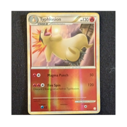 Pokemon Typhlosion Heartgold & Soulsilver 32/123 Rare Holo English 130 HP 2010 - Image 1