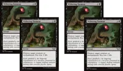 4x - Withering Torment - x4 - Duskmourn: House of Horror - CUC NM MTG - Image 1