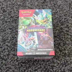 Twilight Masquerade Scarlet & Violet 6 Pack Booster Bundle Pokemon Cards TCG New - Image 1