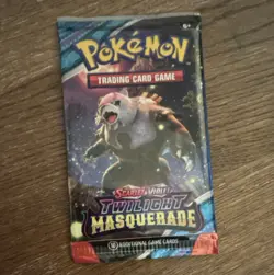 Pokemon TCG Scarlet & Violet Twilight Masquerade Booster Pack 10 Cards (2024) - Image 1