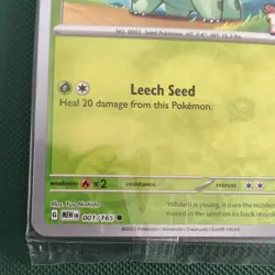 Bulbasaur Pokemon TCG Scarlet & Violet 151 Best Buy Stamped Promo Sealed 001/165 - Image 3