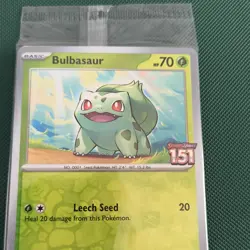 Bulbasaur Pokemon TCG Scarlet & Violet 151 Best Buy Stamped Promo Sealed 001/165 - Image 4