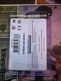 Pokemon Center Squirtle Stamped 151 Promo Card 007/165 Exclusive, Sealed - Image 2