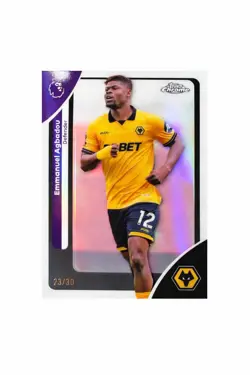 2025-26 Topps Chrome Premier League Emmanuel Agbadou 23/30 wolves - Image 1