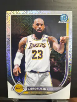 2025-26 Topps Bowman Chrome LeBron James Mojo Refractor BCV-121 - Image 2