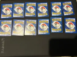 Vintage WOTC Pokemon Card Bundle Bulk Joblot x12 Pikachu Ivysaur Squirtle etc - Image 2