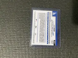 2025 Topps Chrome - Roki Sasaki #217 Refractor Base (RC) Dodgers - Image 4