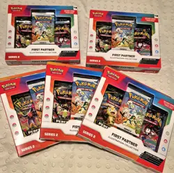 Pokemon TCG First Partner Illustration Collection Series 2 x 5, Sealed Fast Ship - Image 1