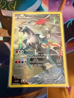 Pokemon TCG White Kyurem Full Art Promo Card XY81 - Image 1