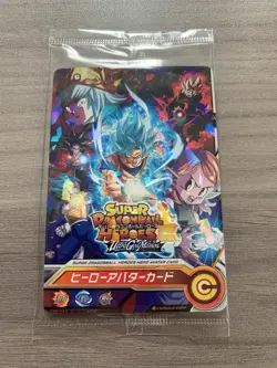 Super Dragon Ball Heroes Ultra God Mission Hero Avatar Parallel Card New Sealed - Image 1