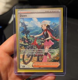 The Pokemon Company Dawn 129/094 Paldean Fates Holo Full Art UR EN - Image 1