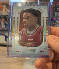 2025-26 Panini Signature Series - Darius Acuff Jr. - TRUE GOLD /10 - Image 2