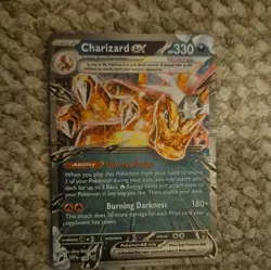Nintendo Charizard ex 196 Scarlet & Violet Promo Holo English 330 HP 2023 - Image 1