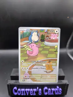 Chansey 187/167 Illustration Rare Twilight Masquerade Pokemon Near Mint (051) - Image 1