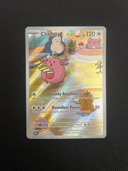 Chansey 187/167 Illustration Rare Twilight Masquerade Pokemon Near Mint - Image 1