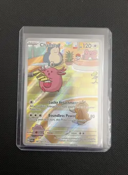 Chansey 187/167 Illustration Rare Twilight Masquerade Pokemon Near Mint - Image 3