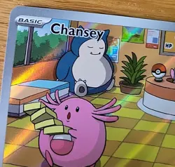 Pokemon TCG Twilight Masquerade Chansey Illustration Rare 187/167 - Near Mint - Image 2