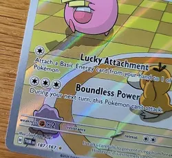 Pokemon TCG Twilight Masquerade Chansey Illustration Rare 187/167 - Near Mint - Image 5