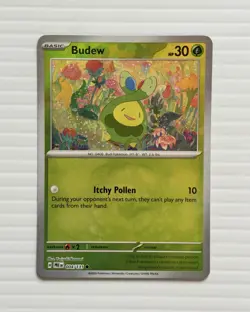 Budew 004/131 Masterball - Prismatic Evolutions - NM English Pokemon TCG - Image 1