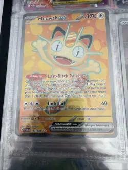 MINT Condition | Meowth 107/088 Full Art Perfect Order Pokemon TCG - Image 1