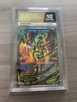 FRIEZA 2022 DRAGON BALL SUPER TCG #BT17-066 SR (SUPER RARE) ACE 10 (GEM MINT) - Image 1