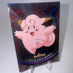 Pokemon TCG Clefairy Topps Chrome 35/151 2000 - Image 1