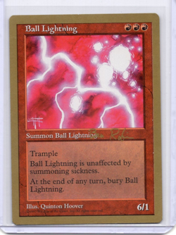 Ball Lightning 1998 World Championship Ben Rubin Deck MTG Magic LP - Image 1