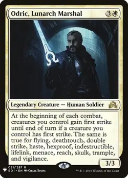 Odric, Lunarch Marshal - Light Play MTG Mystery Booster - Image 1