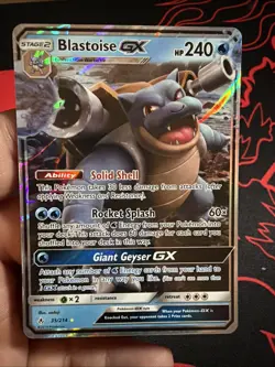 Blastoise GX 35/214 Pokemon TCG Card From Unbroken Bonds Near Mint See Pics - Image 1