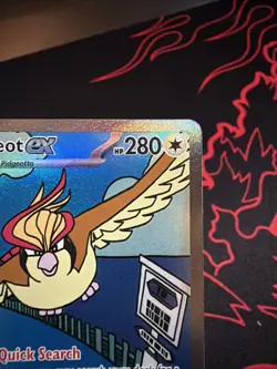 Pidgeot Ex 225/197 Pokemon TCG Card From Obsidian Flames Near Mint See Pics - Image 3