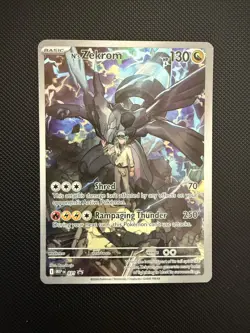 NM N's Zekrom MEP 031 Mega Evolution Promo Pokemon Card - Image 1