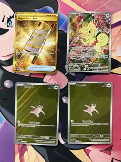 Lot Of 4 Pokemon TCG Cards From Surging Sparks All Pack Fresh Near Mint See Pics - Image 1