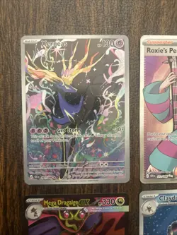 Pokemon Chaos Rising Lot Xerneas, Roxie, Mega Dragalge EX, Claydol NM Cards - Image 2