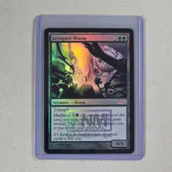 Arrogant Wurm - FNM Friday Night Magic Promo Foil Magic the Gathering Card LP - Image 1