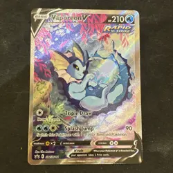 Pokemon Vaporeon V SWSH181 - Sword & Shield Promo Cards English - Image 1