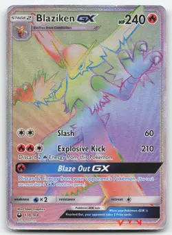 Blaziken GX 170 Lightly Played 168 Celestial Storm Pokemon Card TCG - Image 1