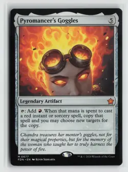 Pyromancer's Goggles 0677 Foundations FDN MTG Magic - Image 1