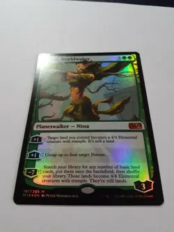 MTG Bling - Foil EDH Staple - Nissa, Worldwaker - Core Set M15 -B20 - Image 4