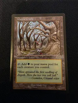 Urza's Saga Magic MTG Gaea's Cradle NM/LP. Very Clean. - Image 1