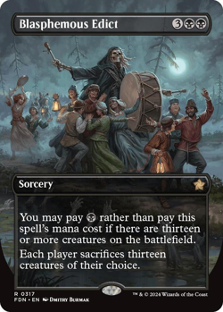 Blasphemous Edict (Borderless) - Foundations (FDN) - Image 1