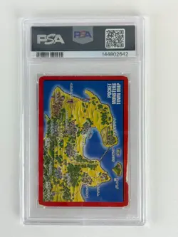 PSA 1 Pokemon Charizard Blastoise Venusaur Town Map Carddass 1996 Bandai Graded - Image 5