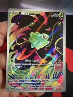 Bulbasaur 133/132 Illustration Rare Pokemon TCG Card Mega Evolution NM See Pics - Image 1