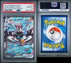 2021 Pokemon Battle Styles Rapid Strike Urshifu VMAX PSA 10 Gem Mint #170... - Image 1