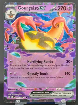 Pokemon Gourgeist ex #041/086 English Chaos Rising Double Rare - Image 1