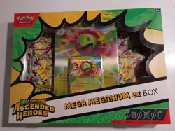 Pokemon TCG Mega Evolution Ascended Heroes Mega Meganium ex Box New & Sealed - Image 2
